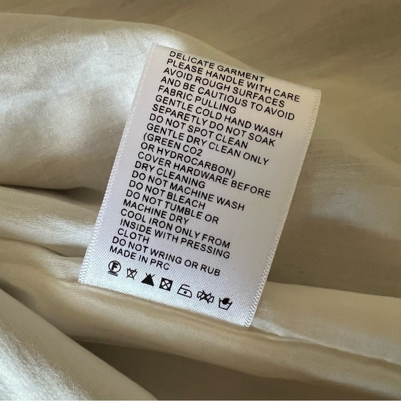 Prem the Label Striped Neutral Blazer Shorts Suit Set, size S - Picture 16 of 16